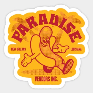 Paradise Vendors Incorporated Mascot Sticker